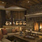 Rustic living room