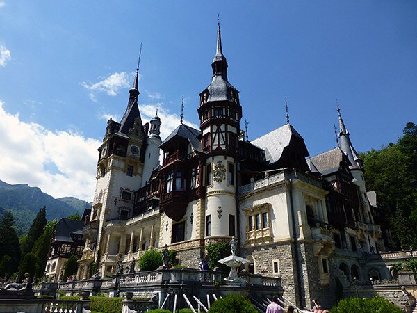 Peles Castle- a blend of styles