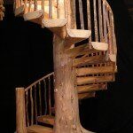 Wood stairs design